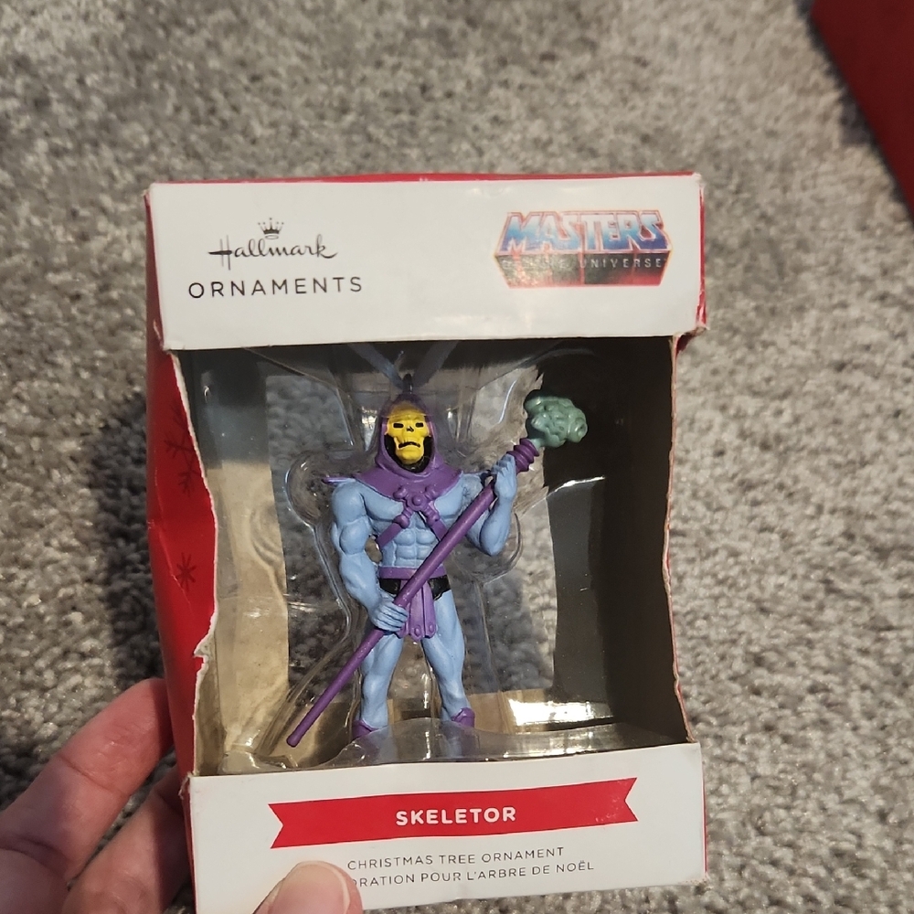 Hallmark Skeletor Ornament - Purple and Blue